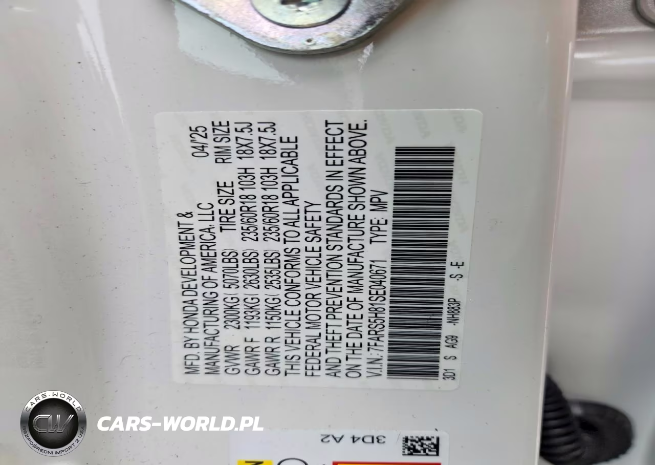 2025 Honda Cr-V Sport-L VIN:7FARS5H81SE040671 - 12