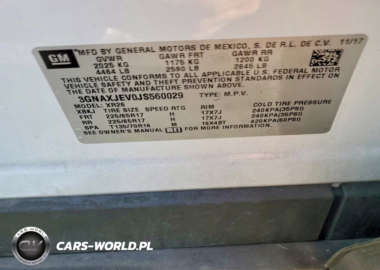 2018 Chev Equinox VIN:3GNAXJEV0JS560029 - 13