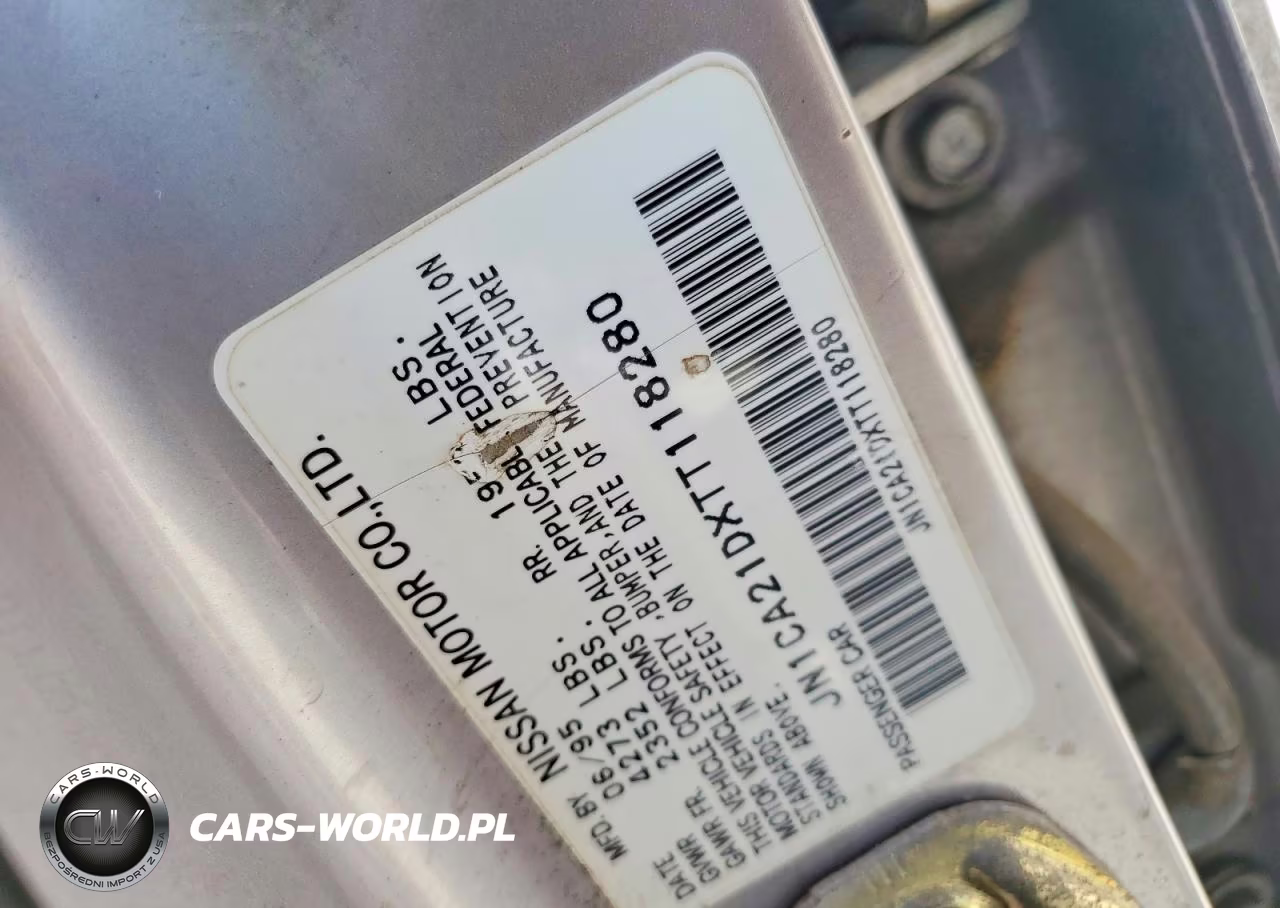 1996 Nissan Maxima Gxe VIN:JN1CA21DXTT118280 - 12