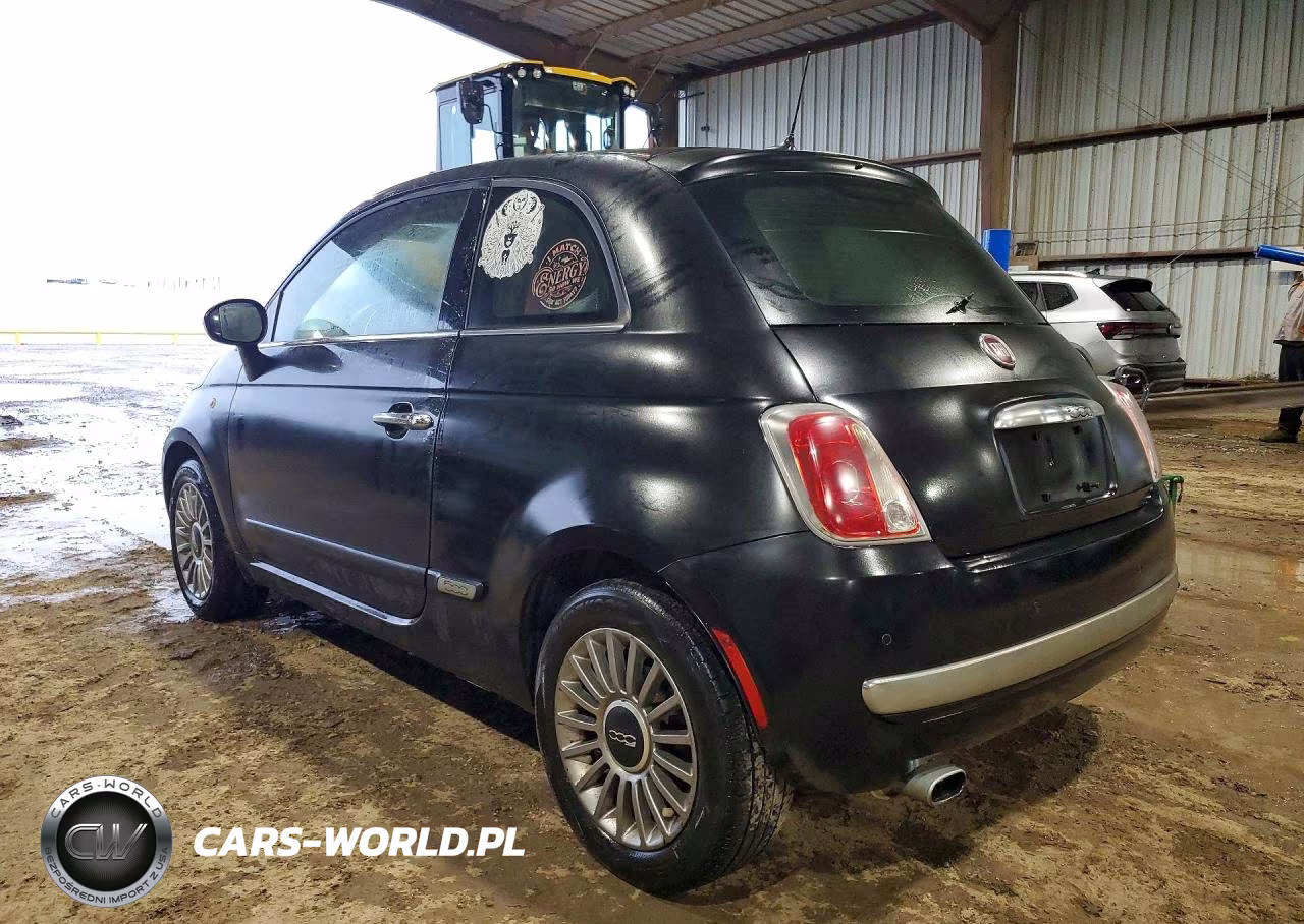 2012 Fiat 500 Lounge VIN:3C3CFFCR1CT385105 - 2