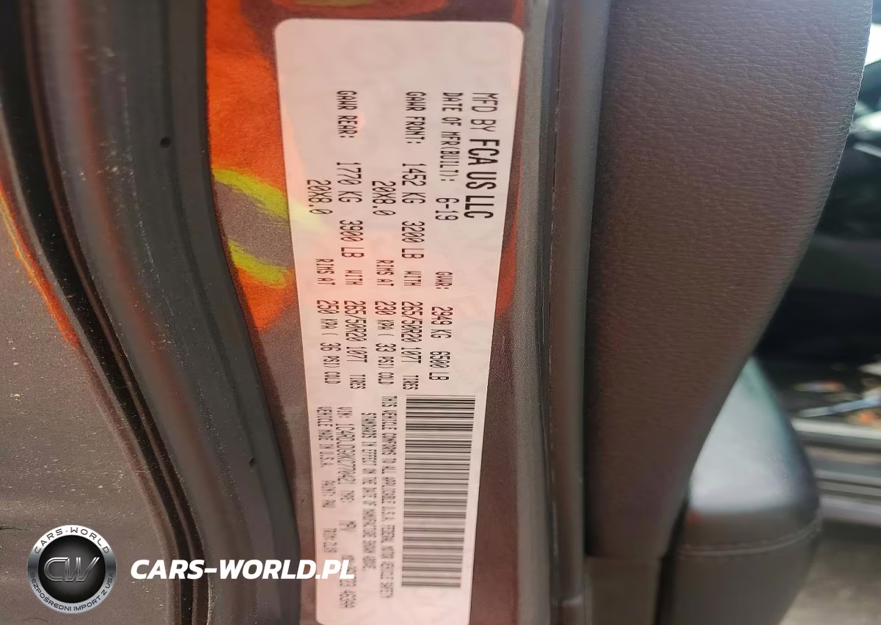 2019 Dodge Durango Gt VIN:1C4RDJDG0KC770421 - 13
