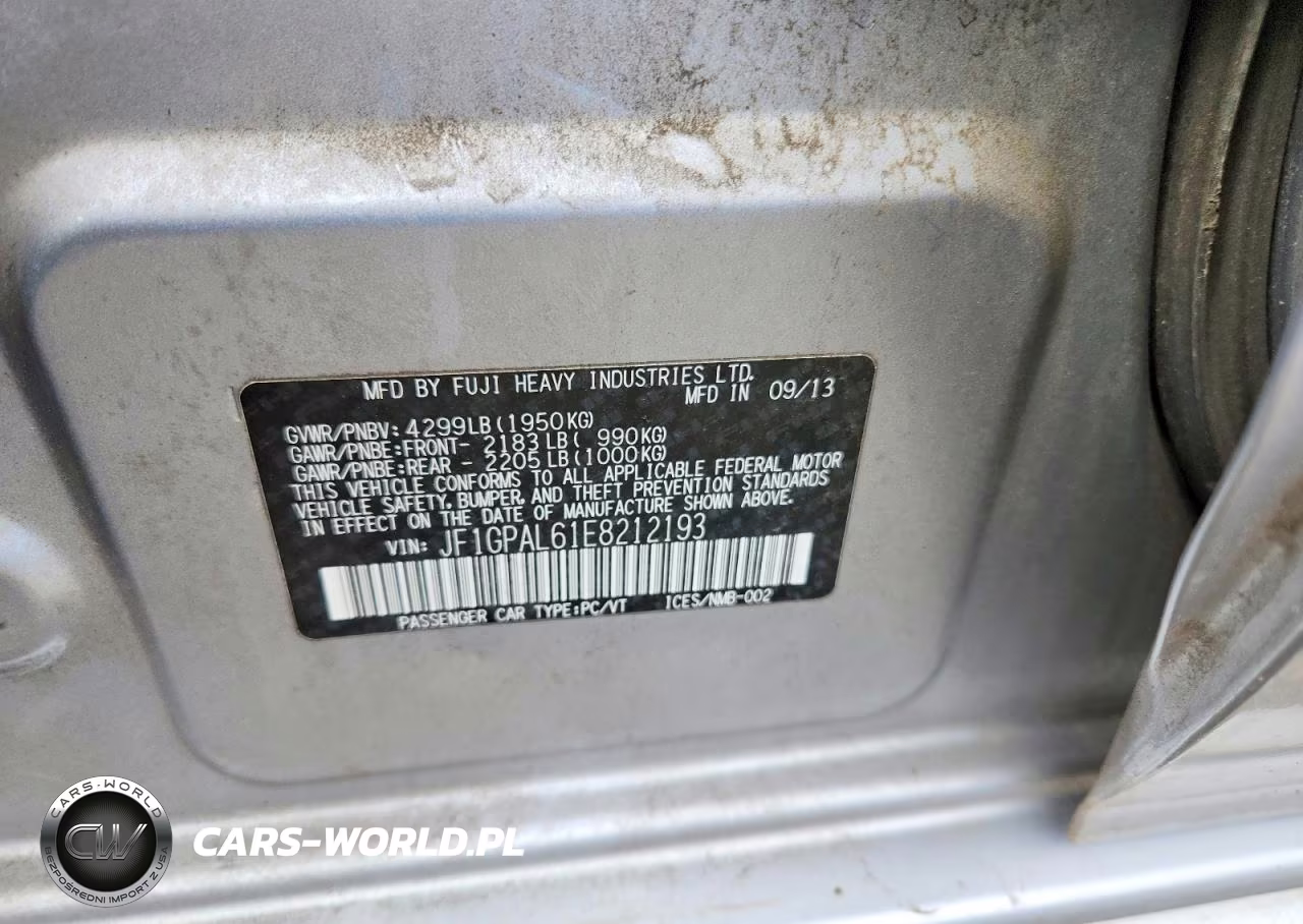 2014 Subaru Impreza Sport Premium VIN:JF1GPAL61E8212193 - 12