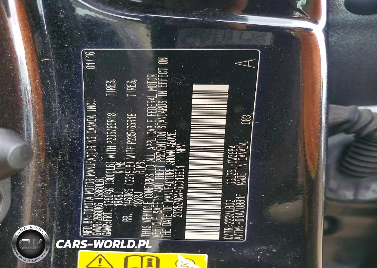 2016 Lexus Rx 350 Base VIN:2T2BZMCA4GC013601 - 12
