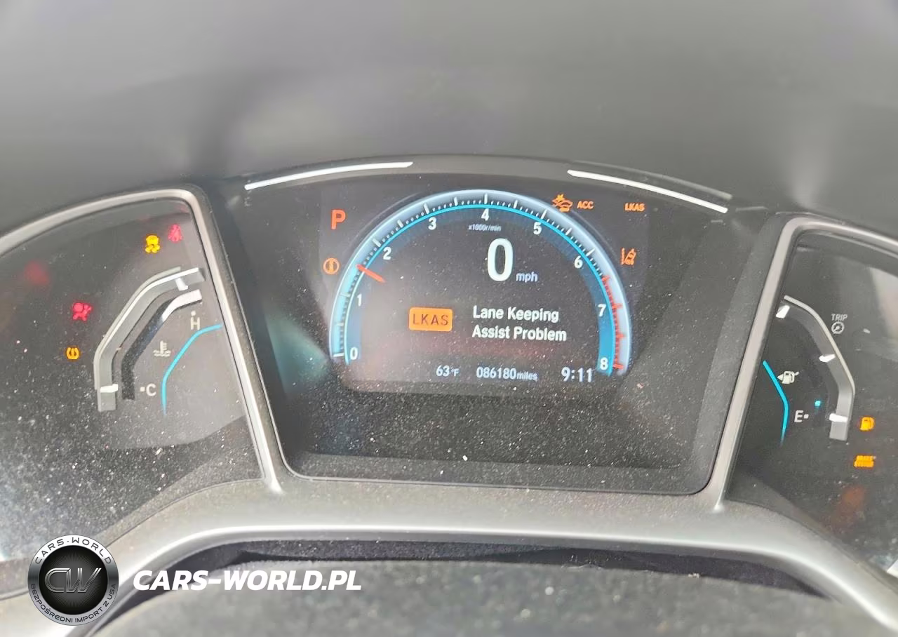 2020 Honda Civic Ex VIN:19XFC1F34LE202554 - 9