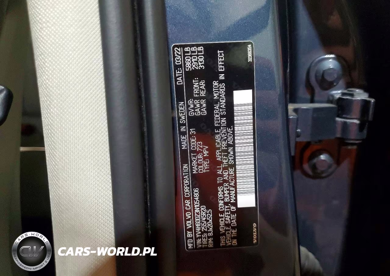 2022 Volvo Xc60 T8 Recharge Inscription Expres VIN:YV4H60DZ3N1054806 - 13