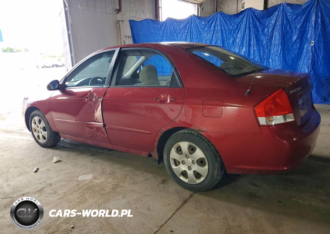 2009 Kia Spectra Lx VIN:KNAFE221595601737 - 2