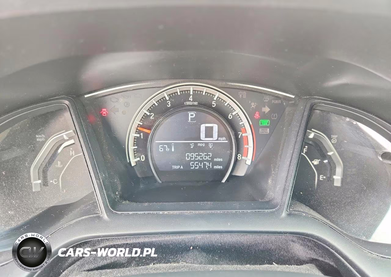 2016 Honda Civic Lx VIN:19XFC2F51GE048995 - 9