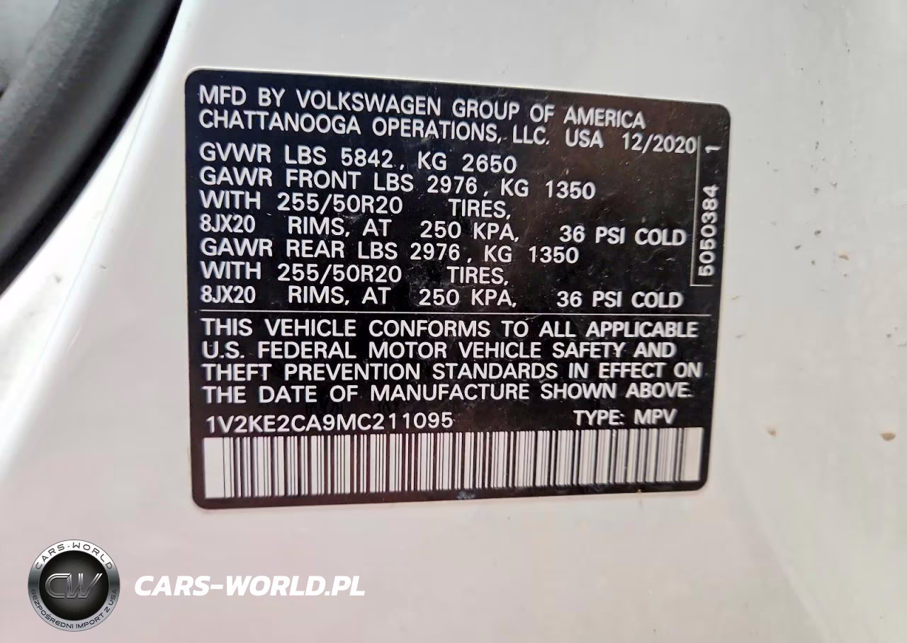 2021 Volkswagen Atlas Cross Sport Se VIN:1V2KE2CA9MC211095 - 14