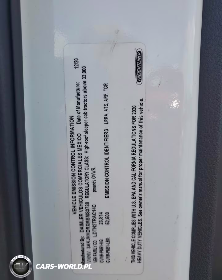 2021 Freightliner Cascadia 126 VIN:3AKJHHDRXMSMS3738 - 10