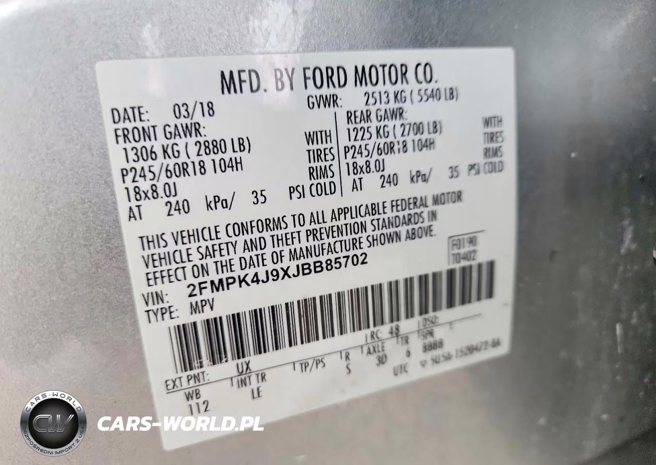 2018 Ford Edge Sel VIN:2FMPK4J9XJBB85702 - 13