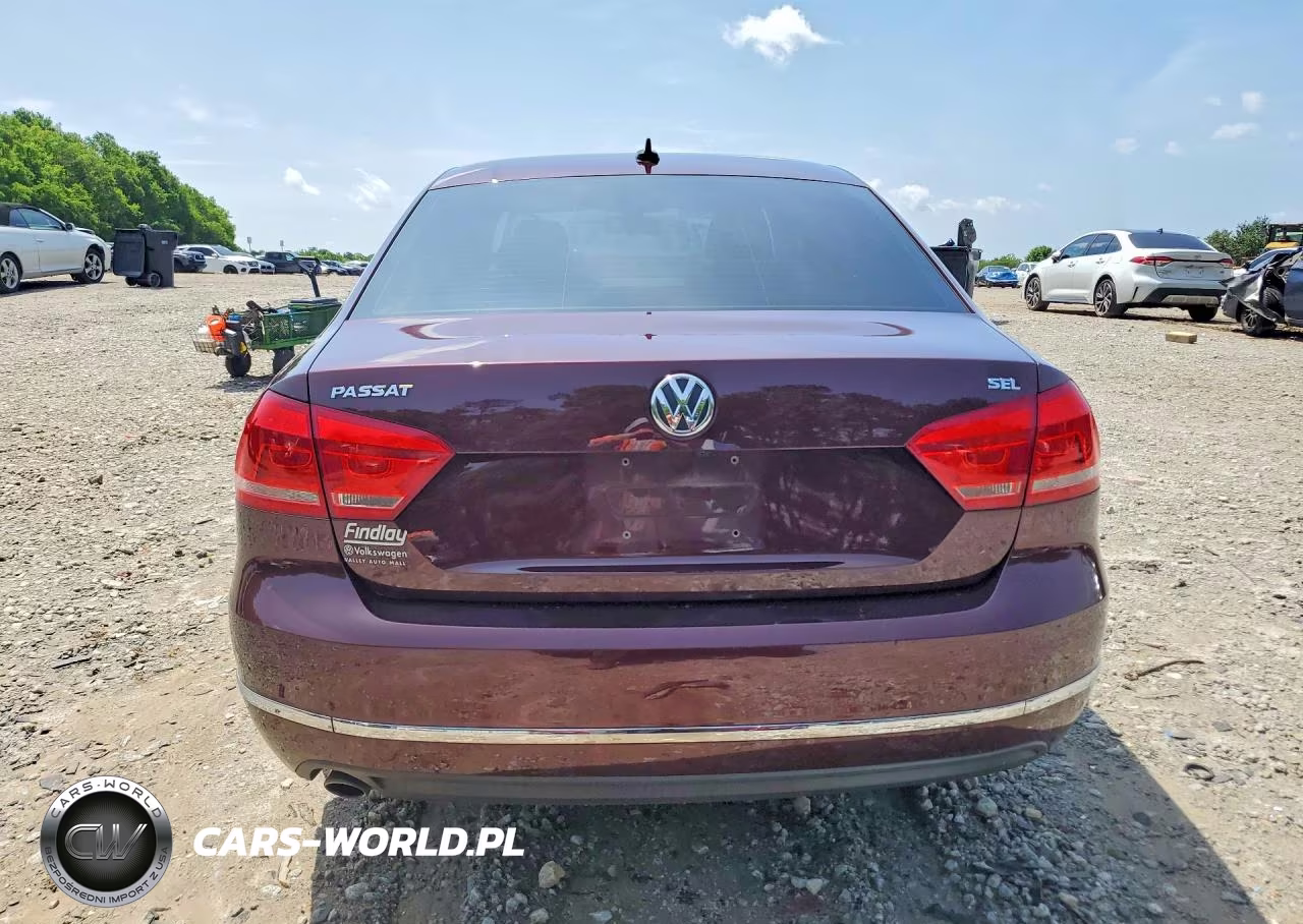 2013 Volkswagen Passat Sel VIN:1VWCP7A33DC006872 - 6