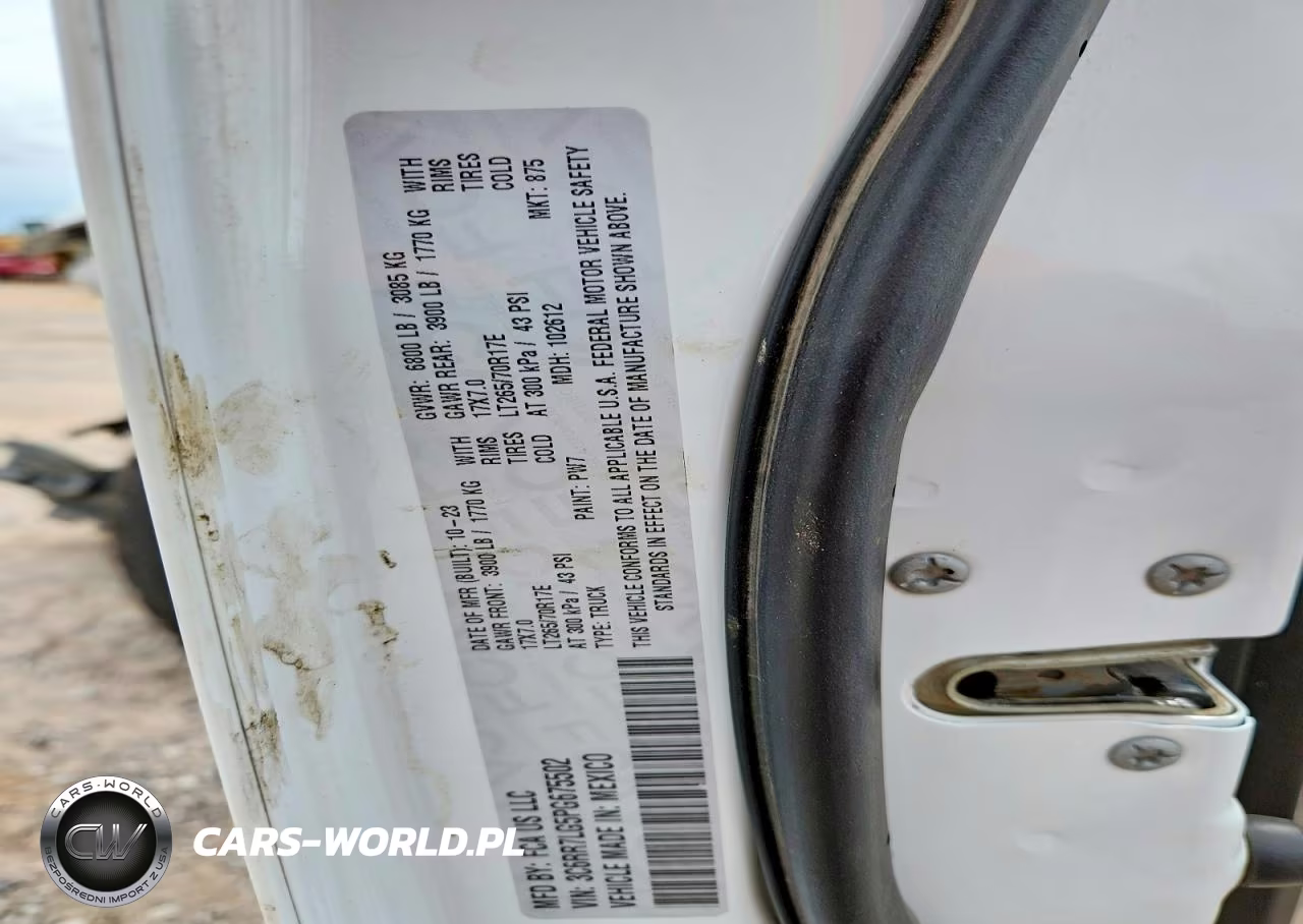 2023 Dodge Ram VIN:3C6RR7LG5PG675502 - 12