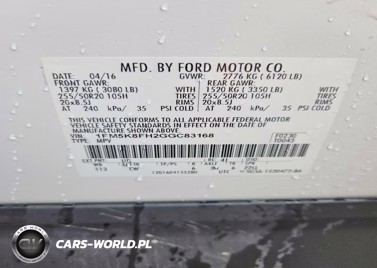 2016 Ford Explorer Limited VIN:1FM5K8FH2GGC83168 - 13