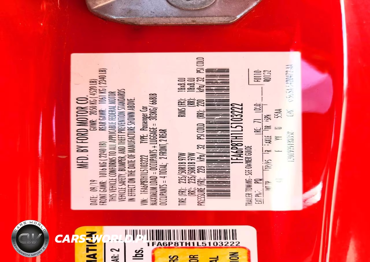 2020 Ford Mustang VIN:1FA6P8TH1L5103222 - 12