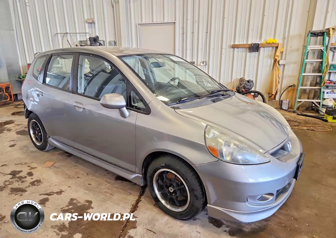 2007 Honda Fit VIN:JHMGD37627S050202 - 4