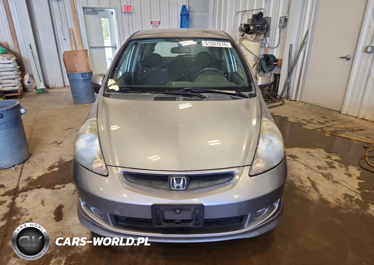 2007 Honda Fit VIN:JHMGD37627S050202 - 5