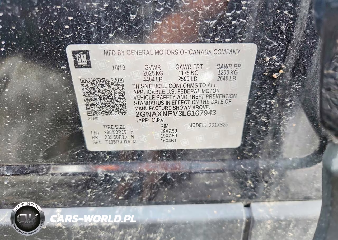 2020 Chevrolet Equinox Premier VIN:2GNAXNEV3L6167943 - 12