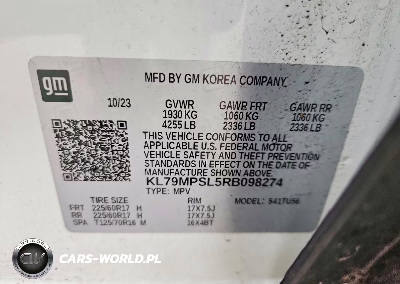 2024 Chevrolet Trailblazer Lt VIN:KL79MPSL5RB098274 - 13