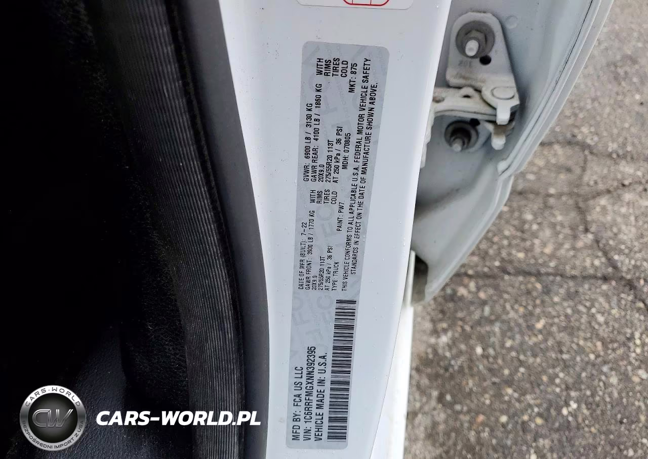 2022 Ram 1500 Big Horn VIN:1C6RRFMGXNN392395 - 12
