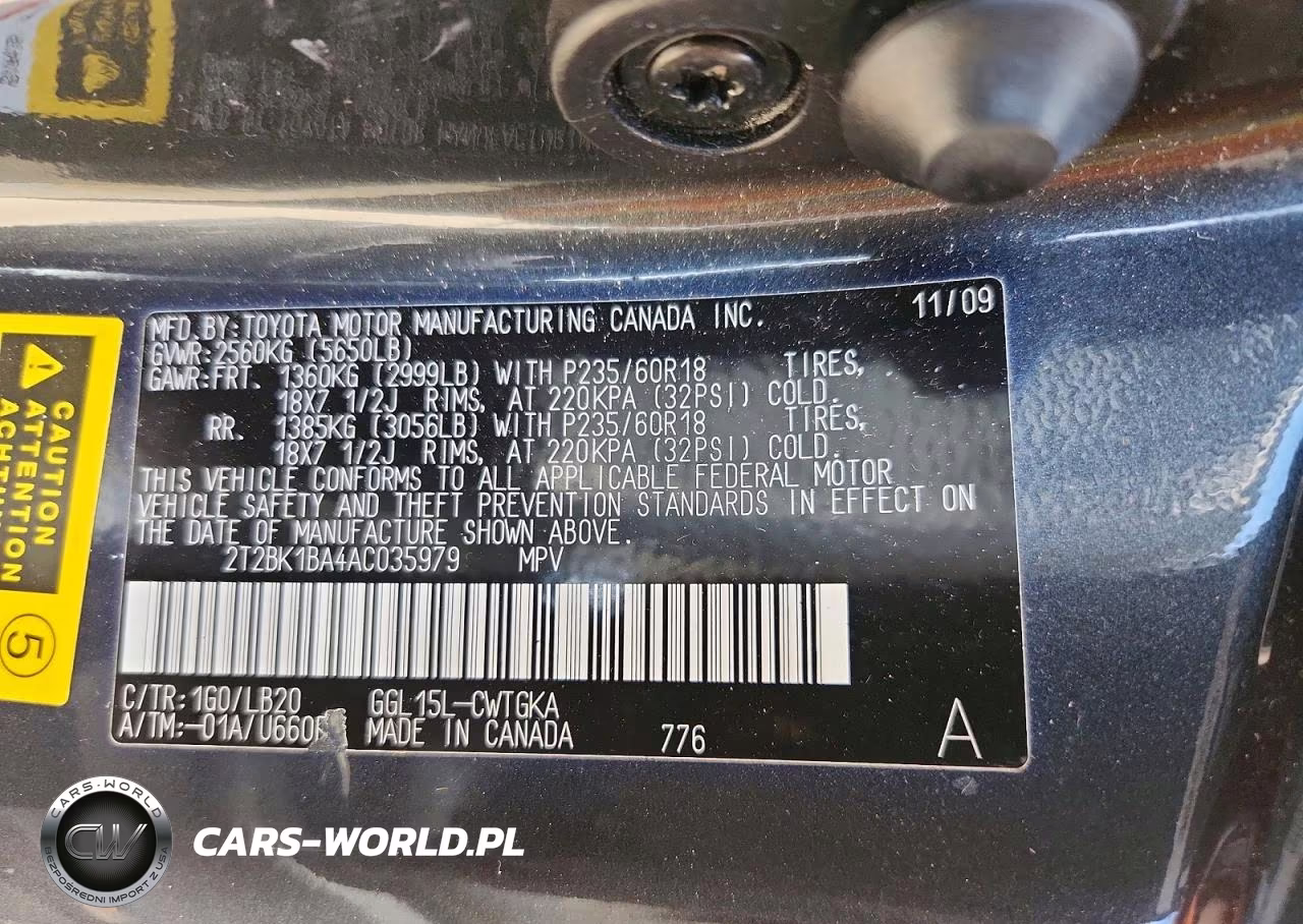 2010 Lexus Rx 350 VIN:2T2BK1BA4AC035979 - 14