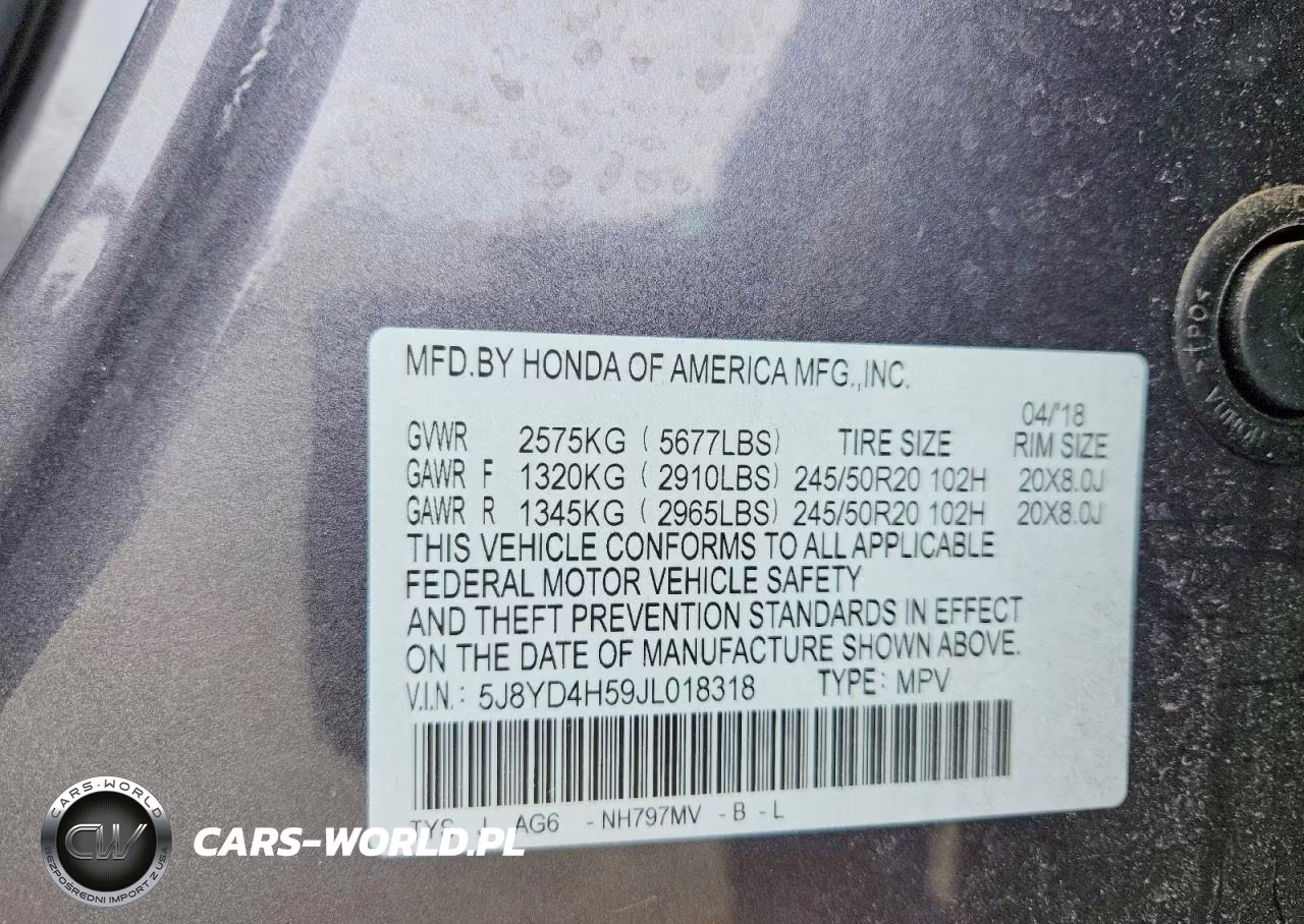 2018 Acura Mdx Technology VIN:5J8YD4H59JL018318 - 13