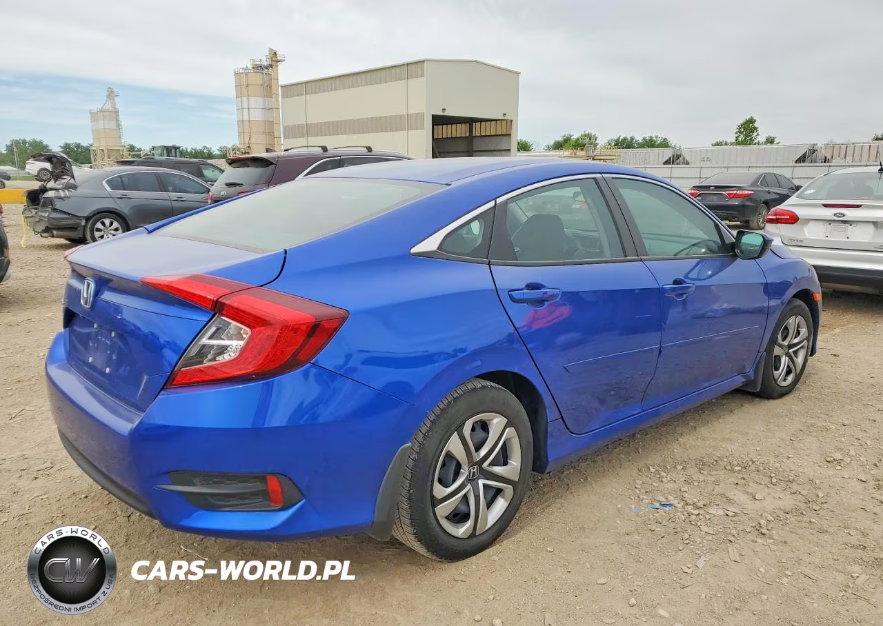 2017 Honda Civic Lx VIN:19XFC2E52HE047373 - 3