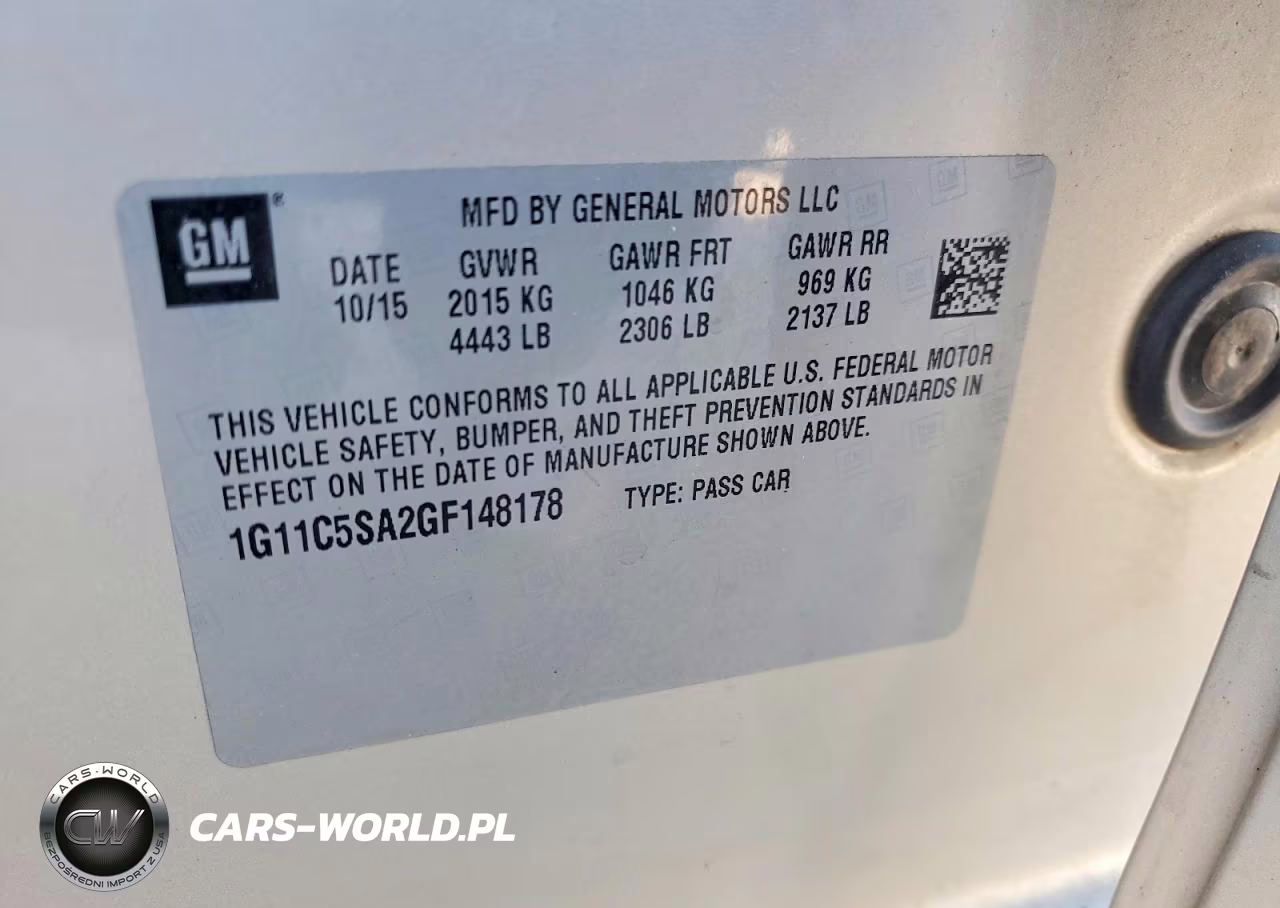 2016 Chevrolet Malibu Limited Lt VIN:1G11C5SA2GF148178 - 12