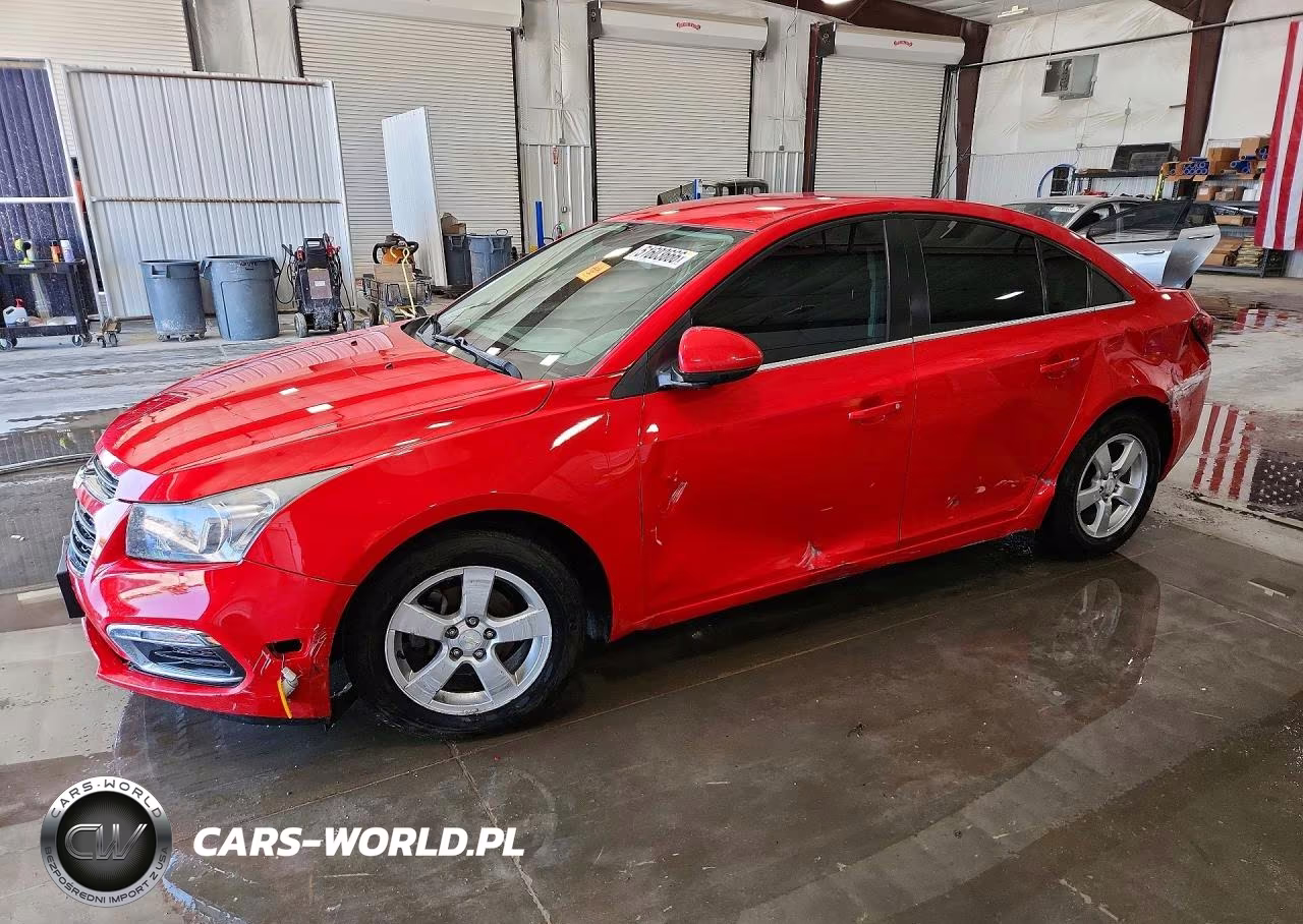 2015 Chevrolet Cruze Lt VIN:1G1PC5SB0F7216201 - 1
