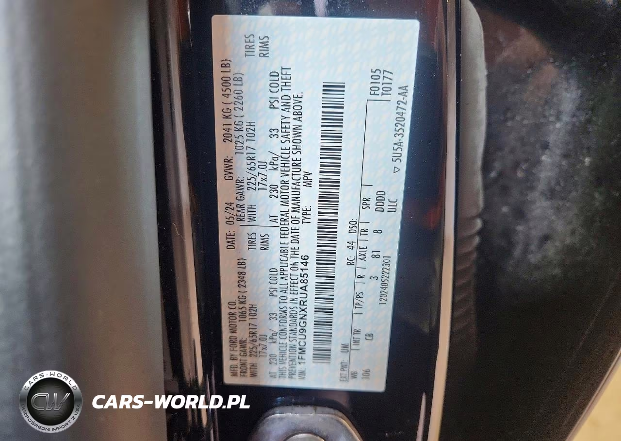 2024 Ford Escape Active VIN:1FMCU9GNXRUA85146 - 13