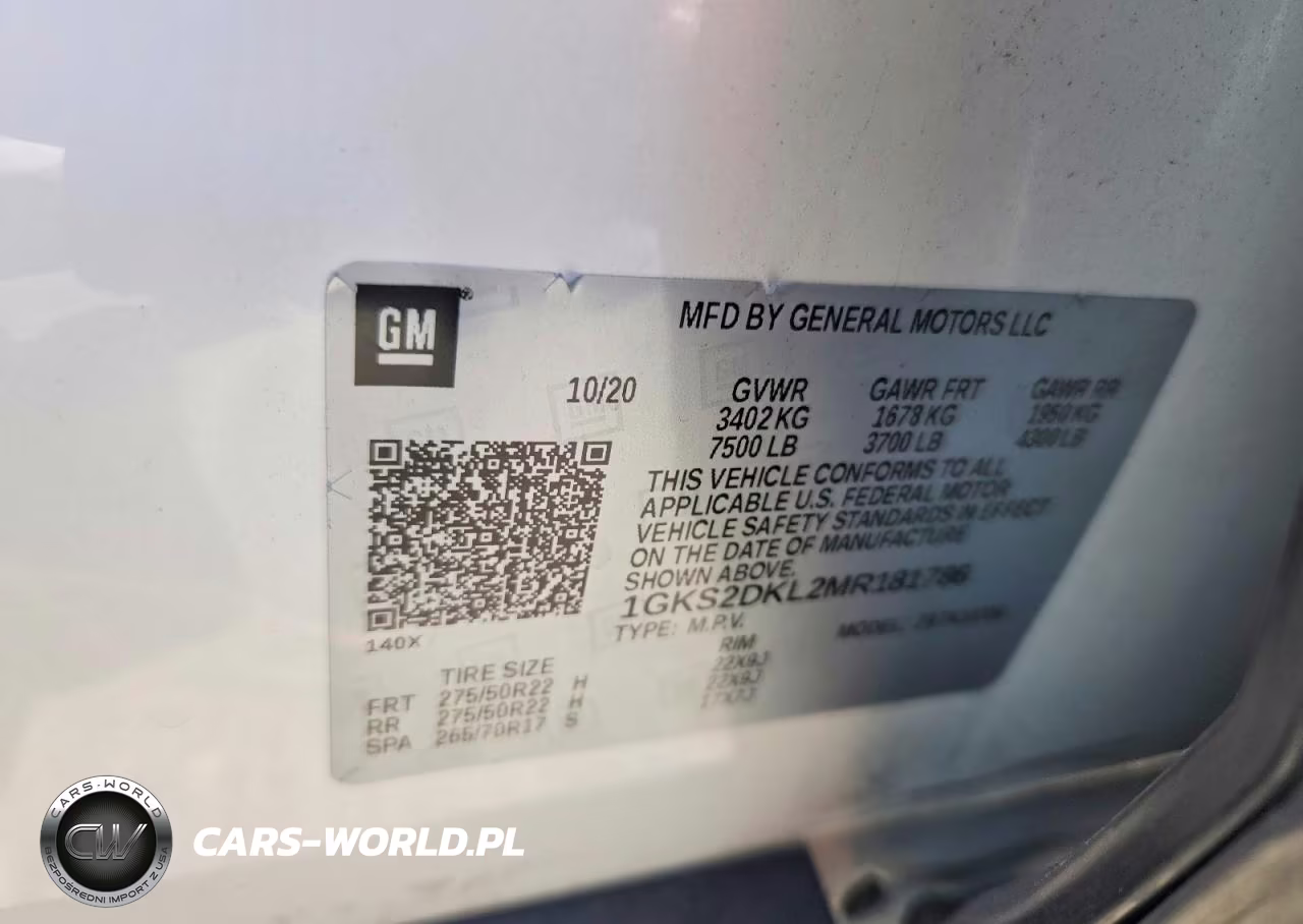 2021 GMC Yukon Denali VIN:1GKS2DKL2MR181786 - 12
