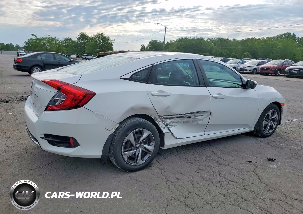 2019 Honda Civic Lx VIN:2HGFC2F66KH526268 - 3