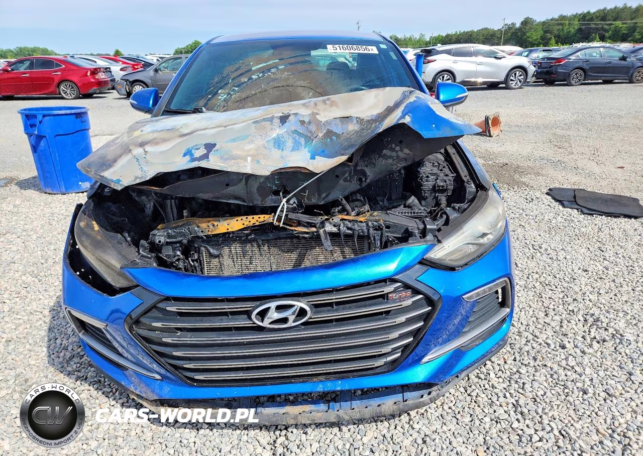 2017 Hyundai Elantra Sport VIN:KMHD04LB1HU366510 - 5