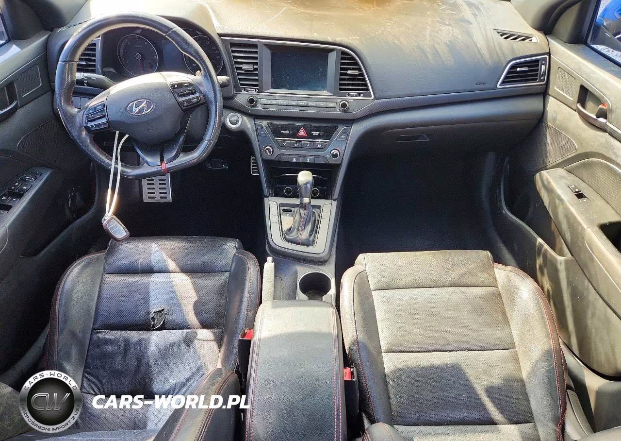 2017 Hyundai Elantra Sport VIN:KMHD04LB1HU366510 - 8