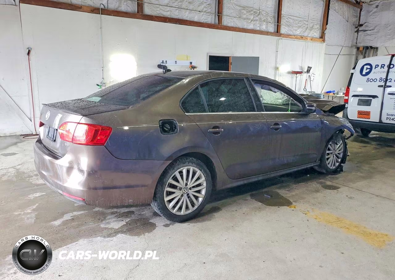 2014 Volkswagen Jetta Tdi VIN:3VWLL7AJ6EM391404 - 3