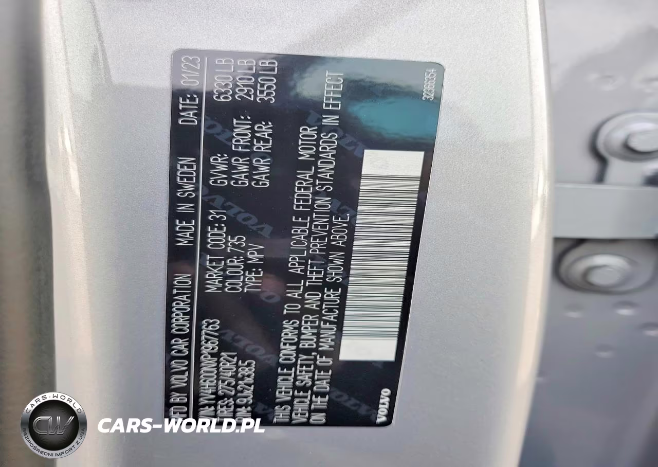 2023 Volvo Xc90 VIN:YV4H600NXP1967763 - 13