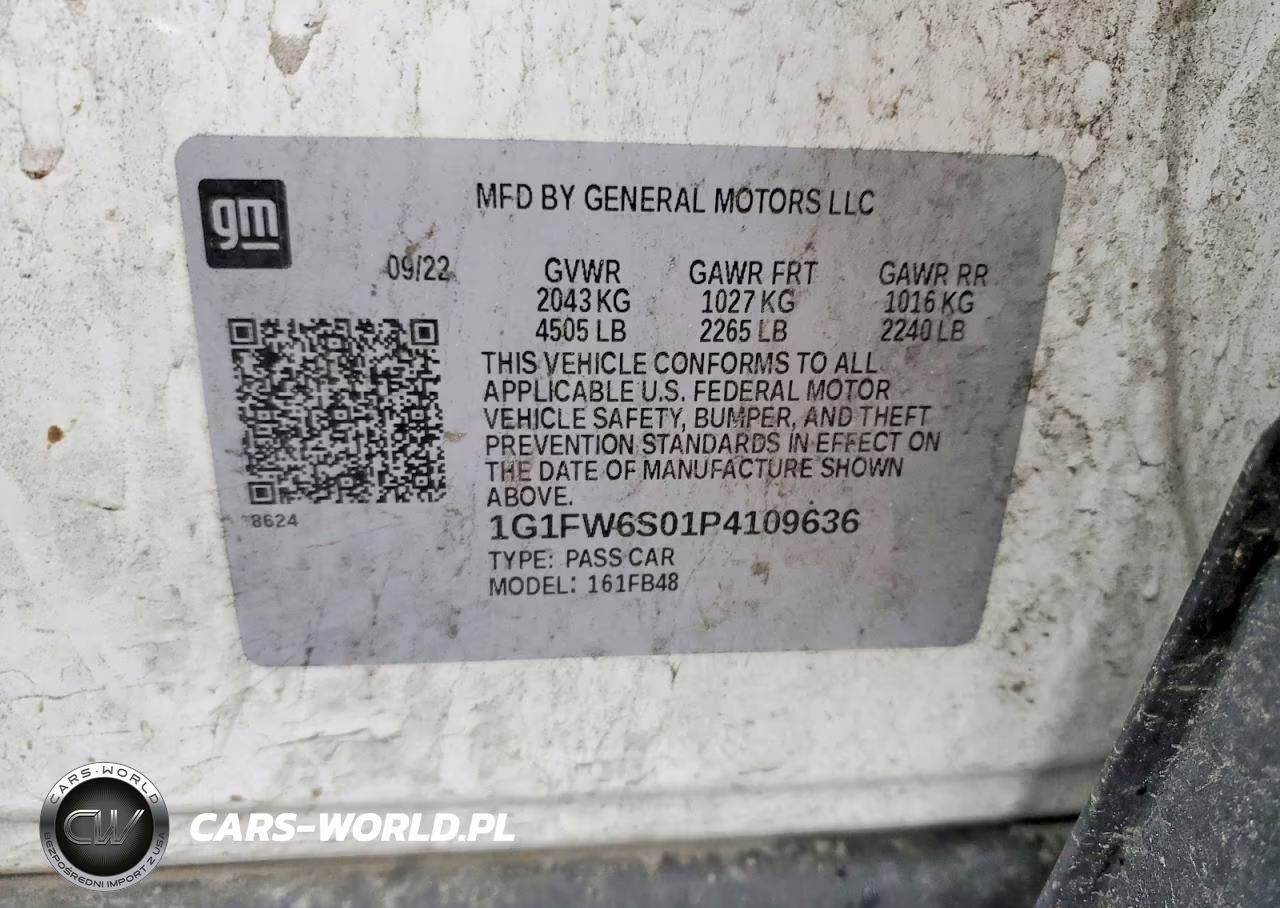 2023 Chevrolet Bolt Ev 1Lt VIN:1G1FW6S01P4109636 - 13