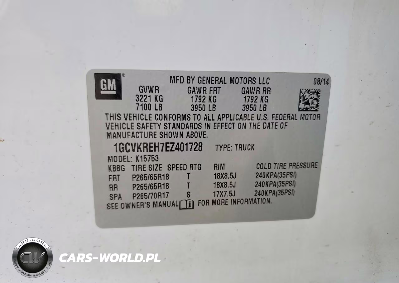 2014 Chevrolet Silverado K1500 Lt VIN:1GCVKREH7EZ401728 - 12