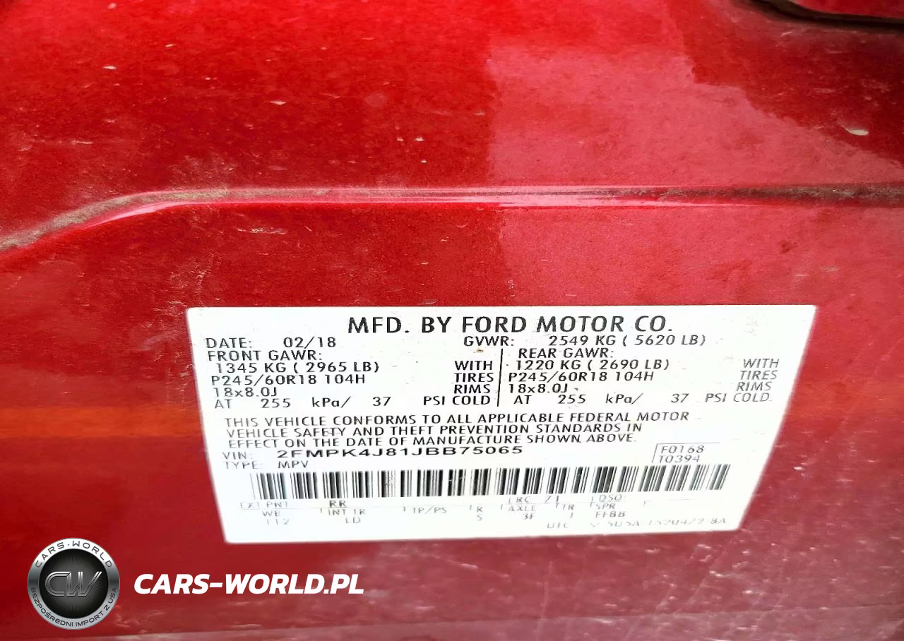 2018 Ford Edge Sel VIN:2FMPK4J81JBB75065 - 13