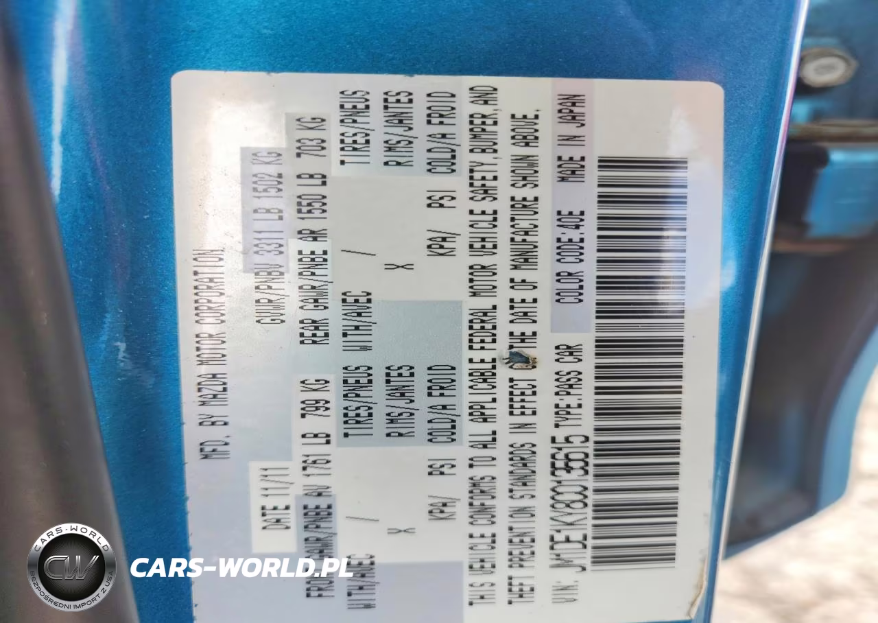 2012 Mazda Mazda2 VIN:JM1DE1KY8C0135615 - 13