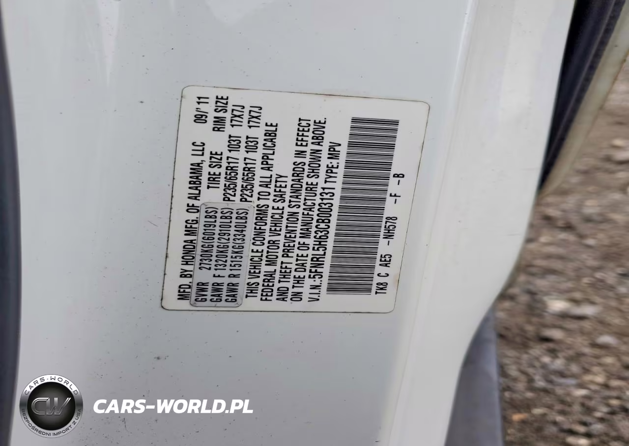 2012 Honda Odyssey Exl VIN:5FNRL5H63CB003131 - 13