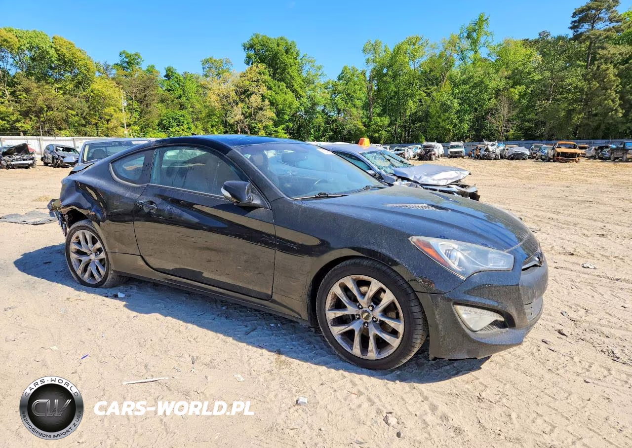 2014 Hyundai Genesis Coupe 3.8L VIN:KMHHU6KJ8EU115277 - 4