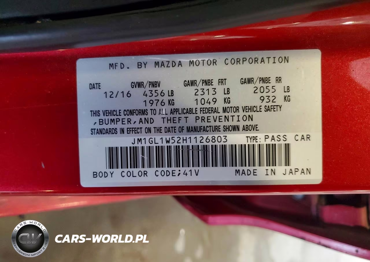 2017 Mazda 6 Grand Touring VIN:JM1GL1W52H1126803 - 12