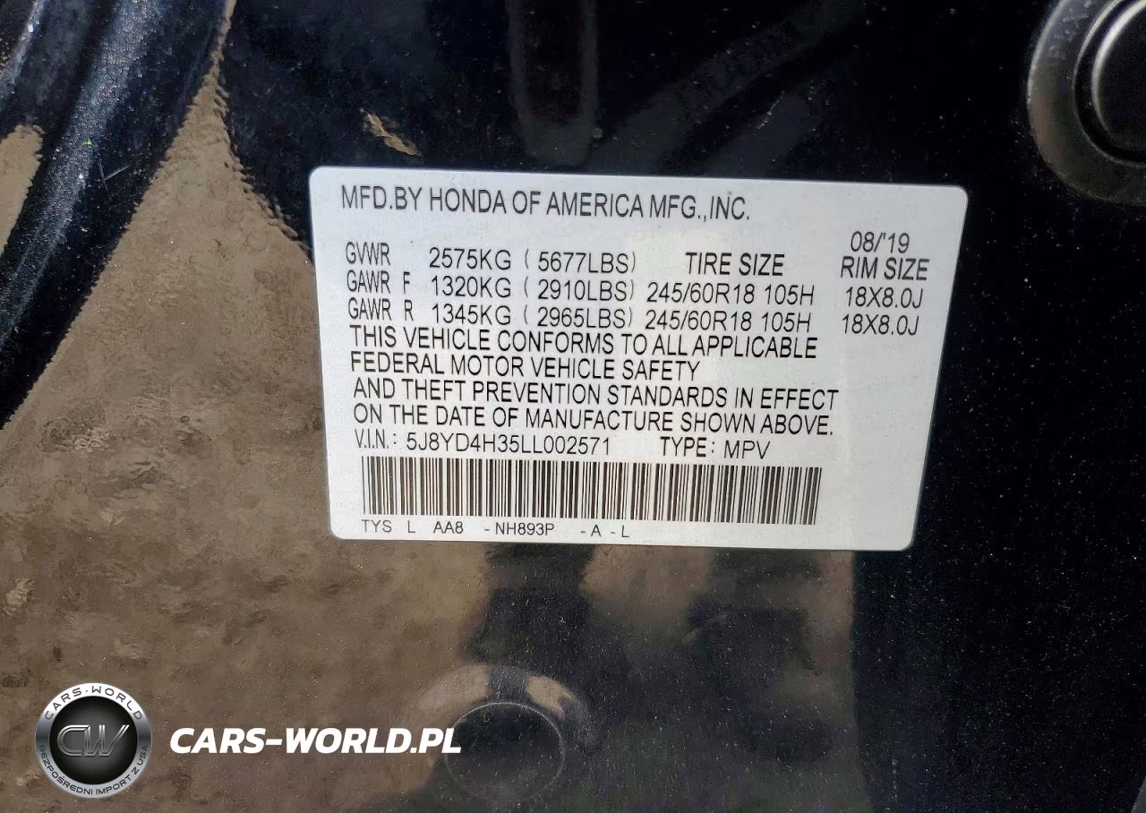 2020 Acura Mdx VIN:5J8YD4H35LL002571 - 12