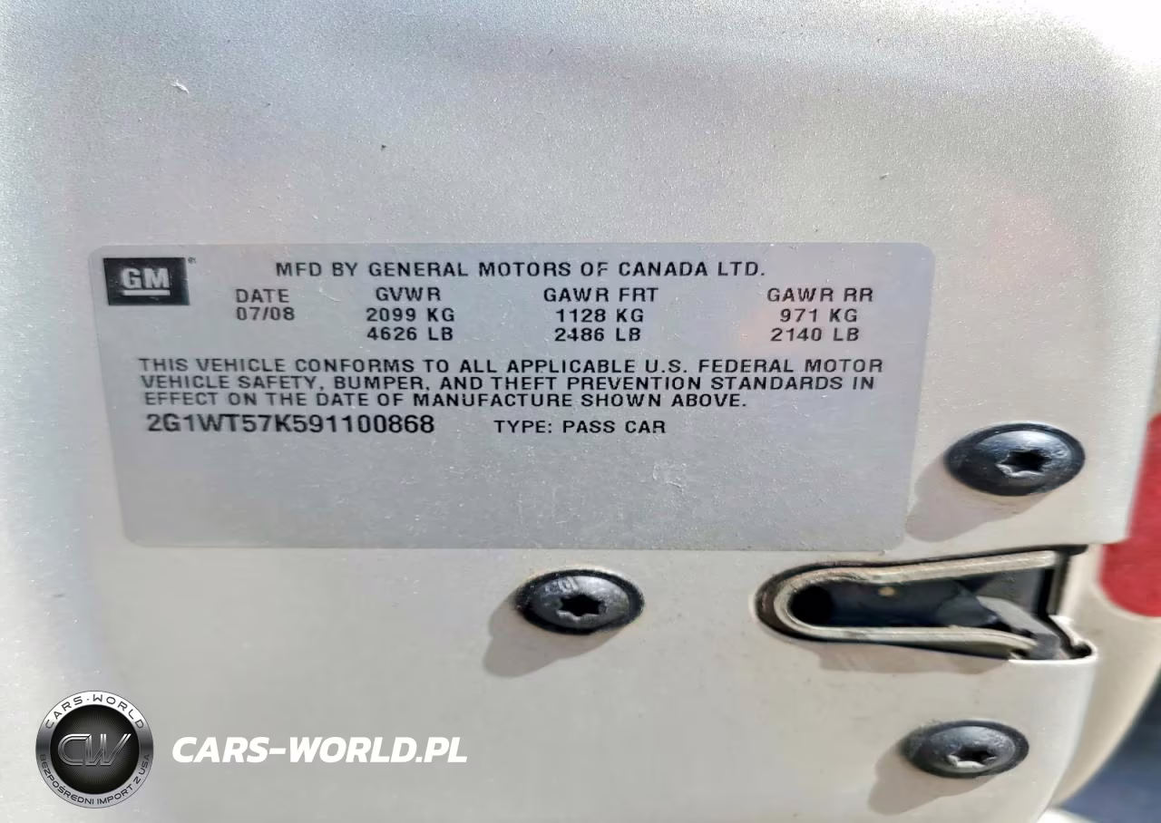 2009 Chev Impala VIN:2G1WT57K591100868 - 12