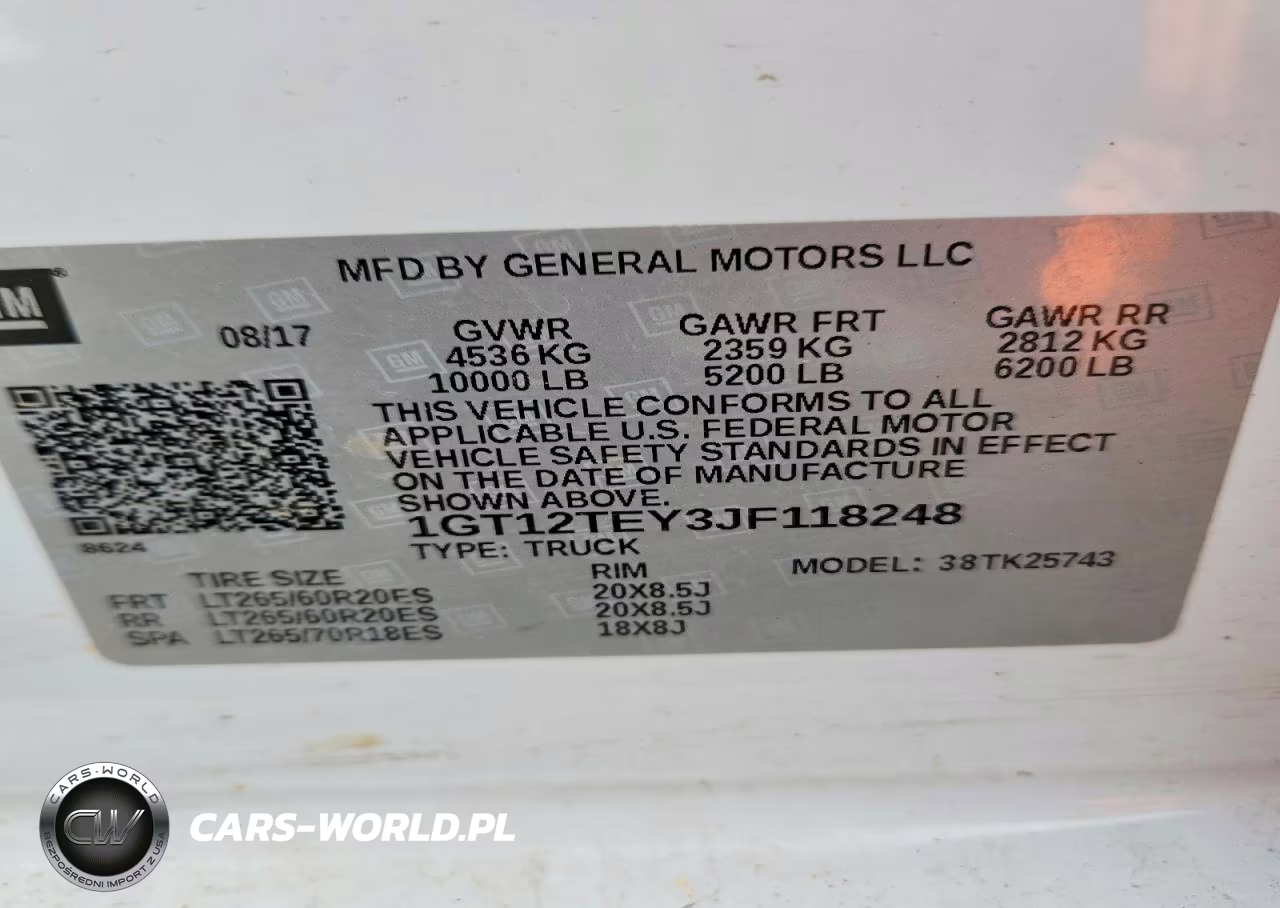 2018 GMC Sierra K2500 Slt VIN:1GT12TEY3JF118248 - 12
