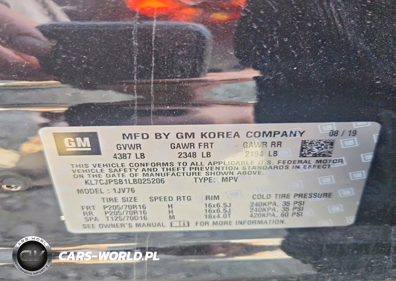 2020 Chevrolet Trax 1Lt VIN:KL7CJPSB1LB025206 - 13