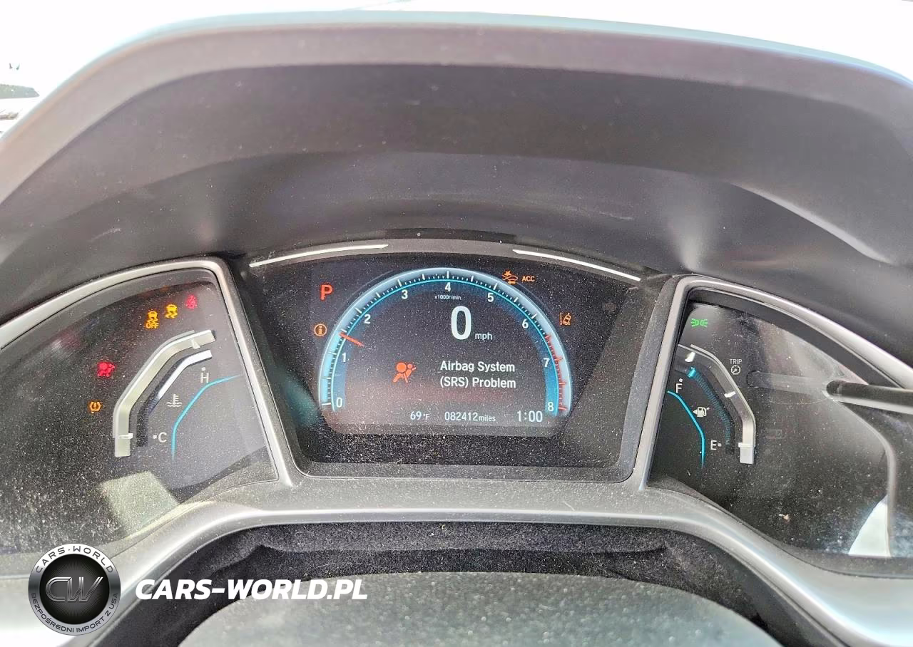 2019 Honda Civic Ex VIN:JHMFC1F35KX009178 - 9