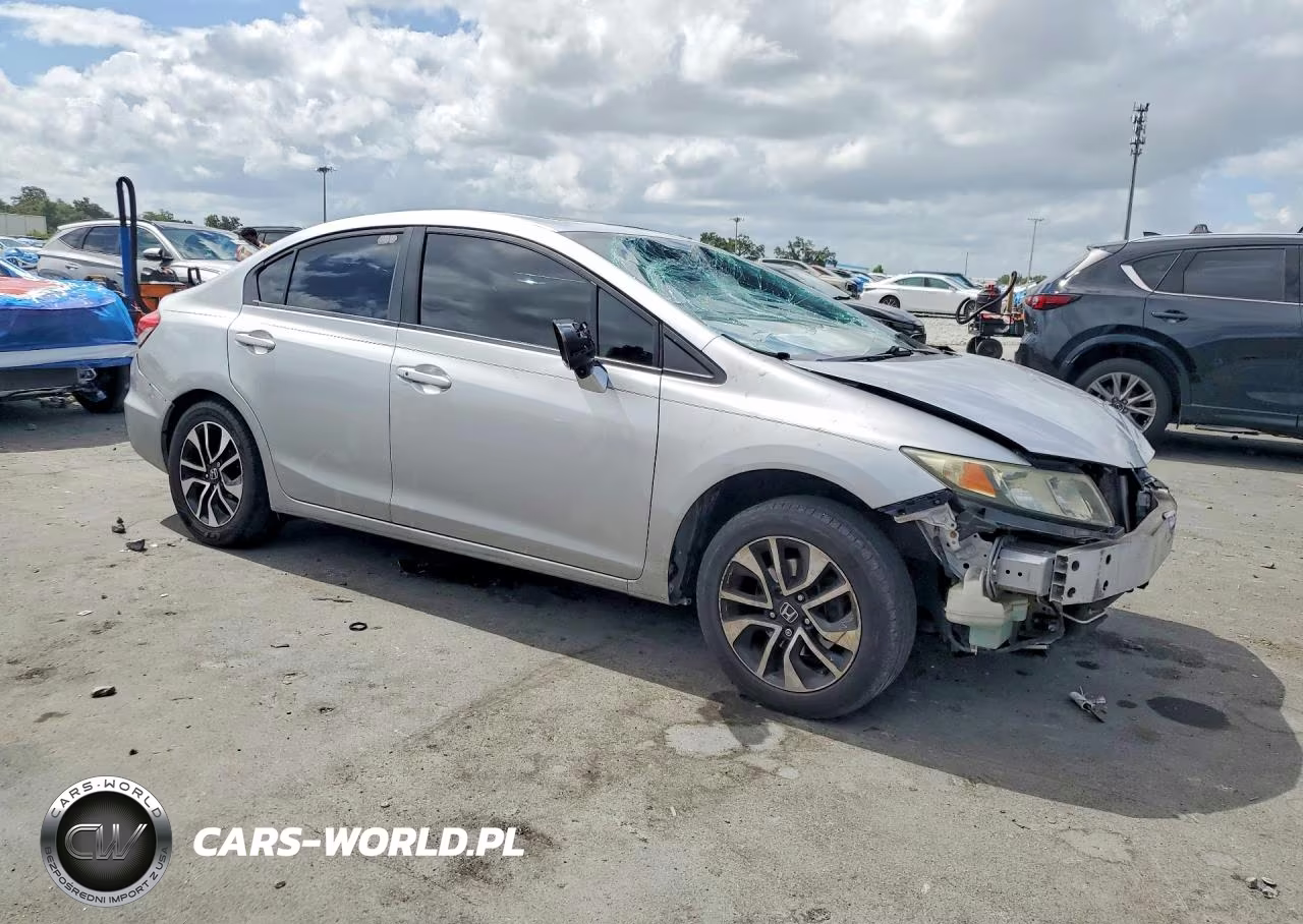 2014 Honda Civic Ex VIN:2HGFB2F81EH550034 - 4