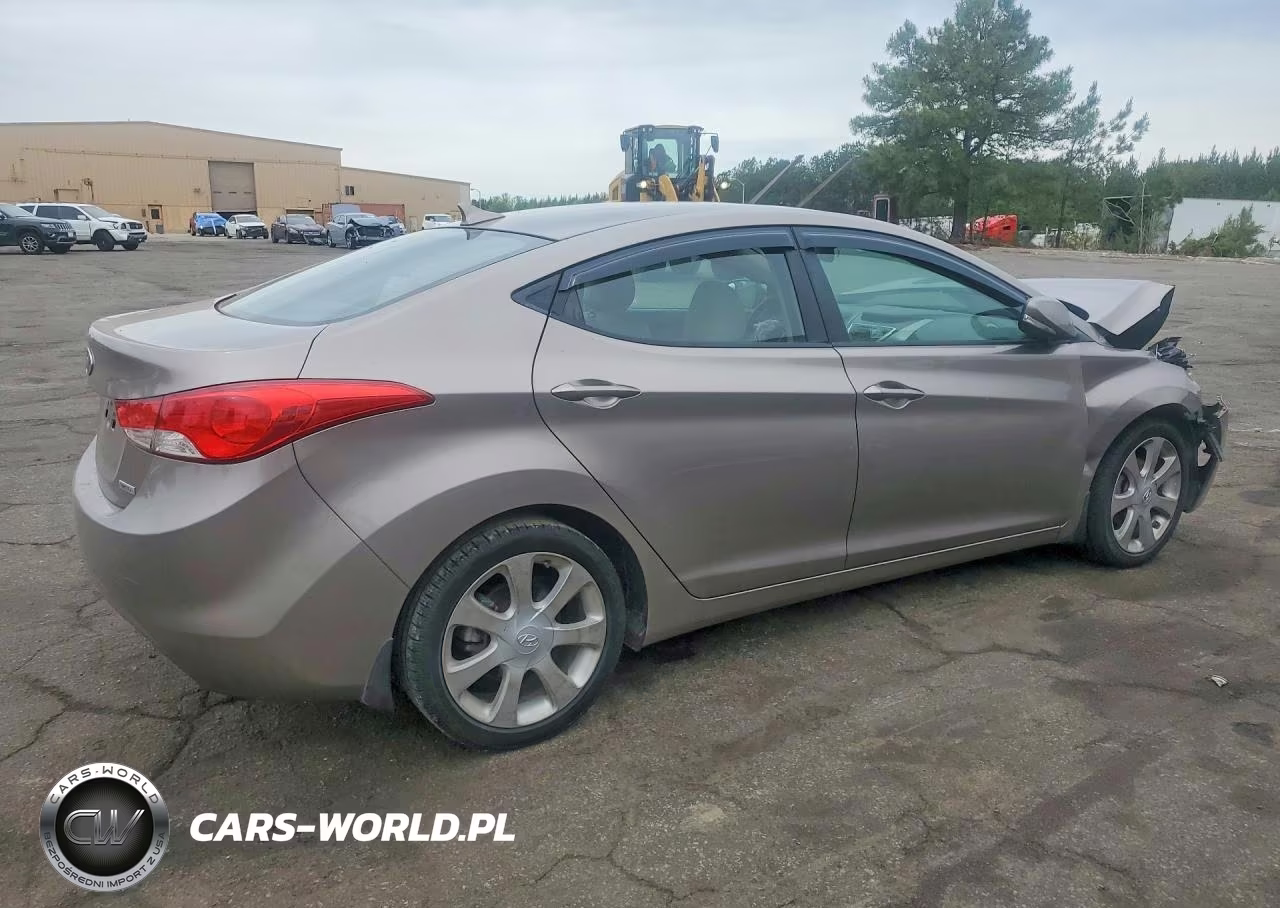 2012 Hyundai Elantra Limited VIN:5NPDH4AE6CH112692 - 3