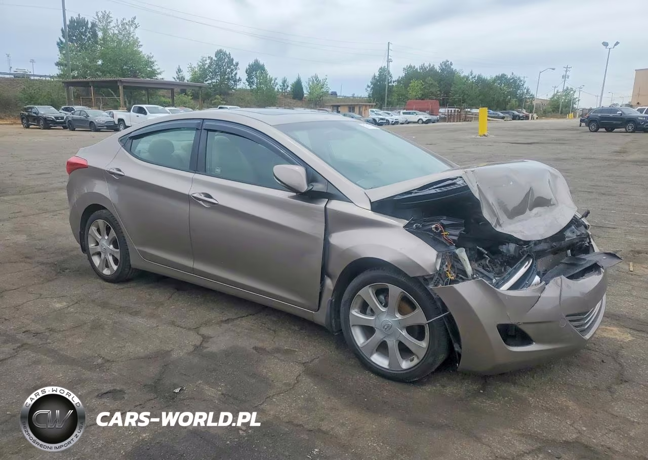 2012 Hyundai Elantra Limited VIN:5NPDH4AE6CH112692 - 4